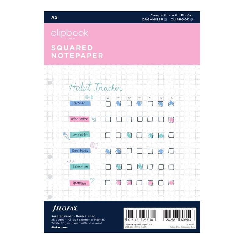 Filofax Squared Notepaper Planner Refill, , large image number 0