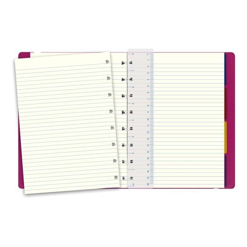 Filofax A5 Notebook Classic Ruled Fuchsia Notebook, , large image number 1