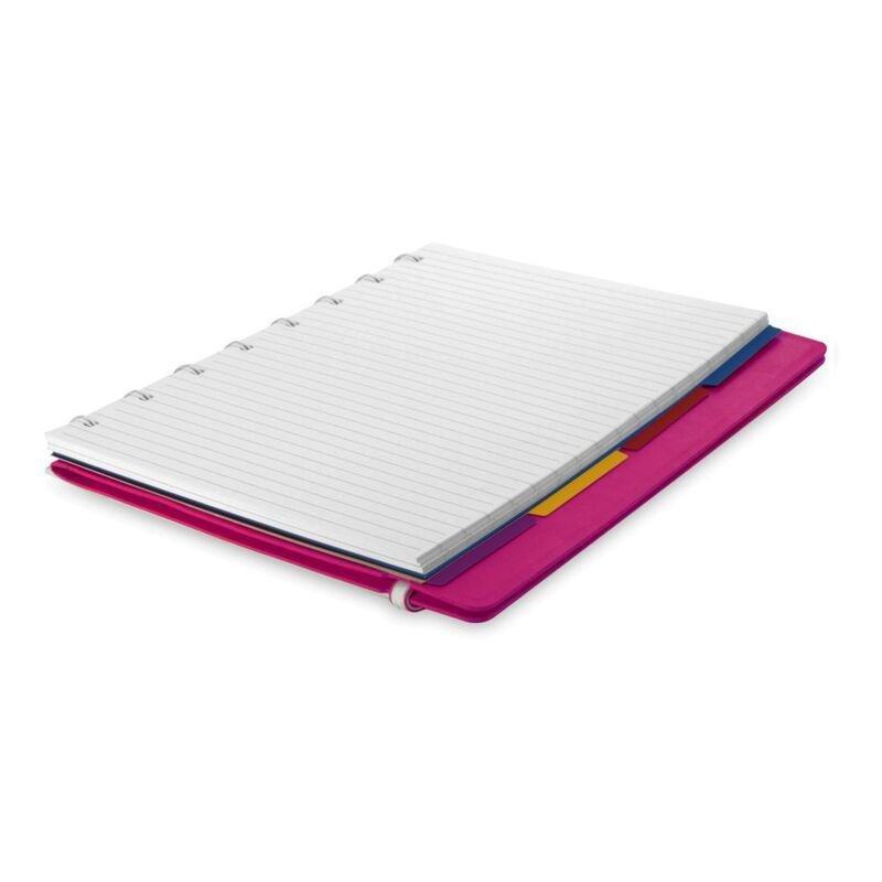 Filofax A5 Notebook Classic Ruled Fuchsia Notebook, , large image number 2
