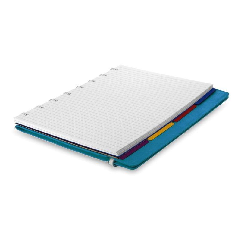 Filofax A5 Notebook Classic Ruled Aqua Notebook, , large image number 3
