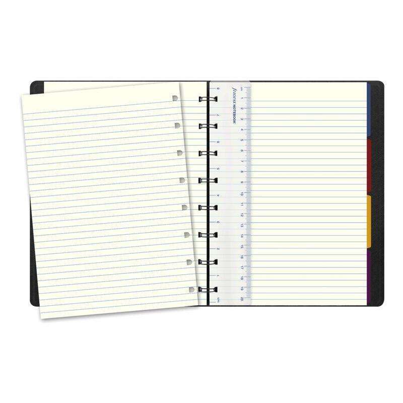 Filofax A5 Notebook Ruled Saffiano Gold Notebook, , large image number 2