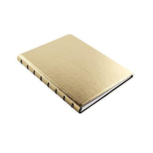 Filofax A5 Notebook Ruled Saffiano Gold Notebook, , large image number 3