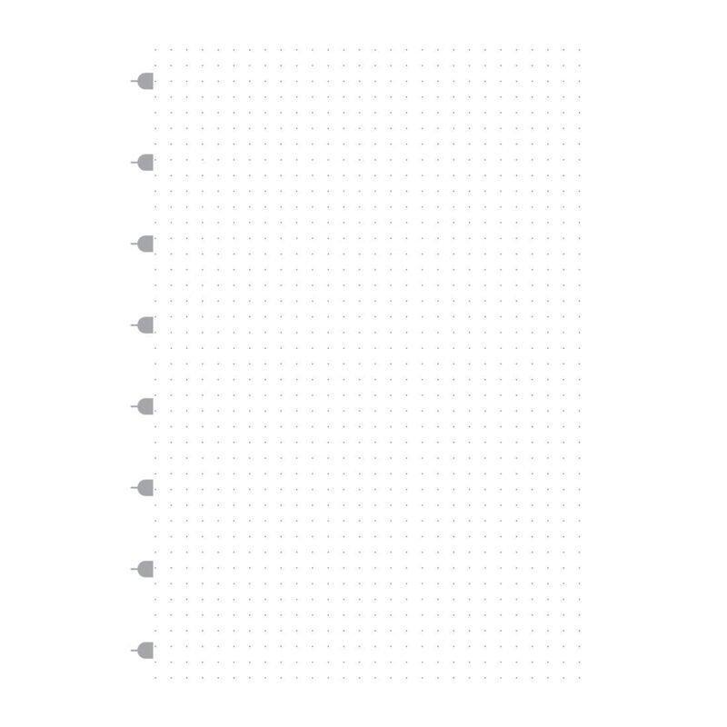 FILOFAX - Filofax A5 Classic White Bullet Journal Notebook Refill