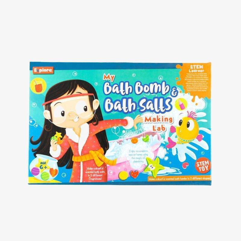 Eksploe Stem Learner DIY Science Kit - My Bath Bomb & Bath Salts Making Lab, , large image number 0