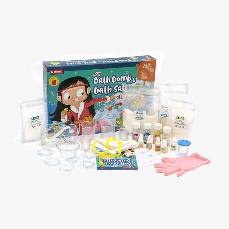 Eksploe Stem Learner DIY Science Kit - My Bath Bomb & Bath Salts Making Lab, , large image number 2