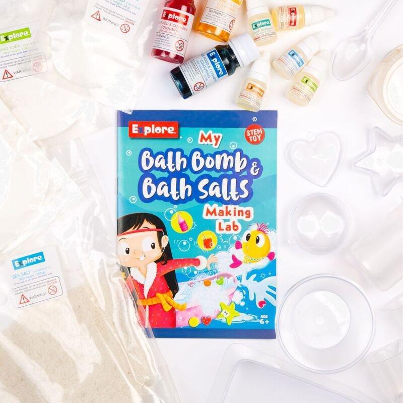 Eksploe Stem Learner DIY Science Kit - My Bath Bomb & Bath Salts Making Lab, , large image number 3