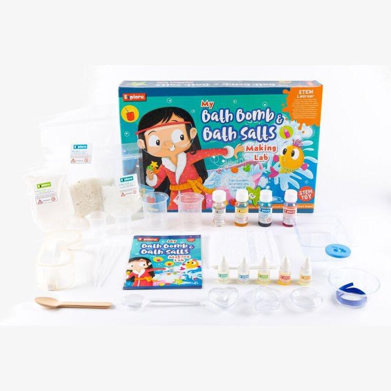 Eksploe Stem Learner DIY Science Kit - My Bath Bomb & Bath Salts Making Lab, , large image number 4