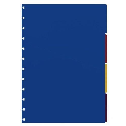 Filofax A4 Classic Bright Coloured Indices Assorted Notebook Refill, , large image number 0