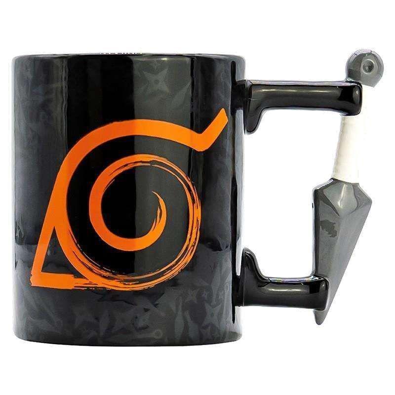 Abystyle Naruto - Naruto Shippuden Konoha w/ Kunai Handle 3D Mug 460ml, , large image number 0
