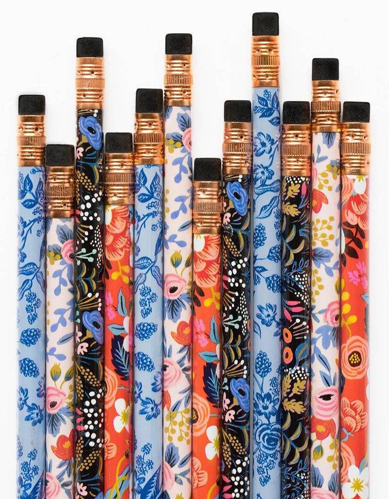 Rifle Paper Co Floral Pencils (Set of 12), , large image number 3