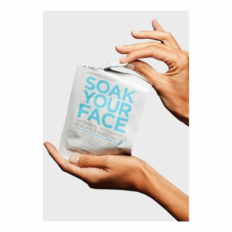 Formula 10.0.24 Soak Your Face Intensive Hydrating Fullhyaluronic Acid + Mineral Spring Water 3Pk, , large image number 1