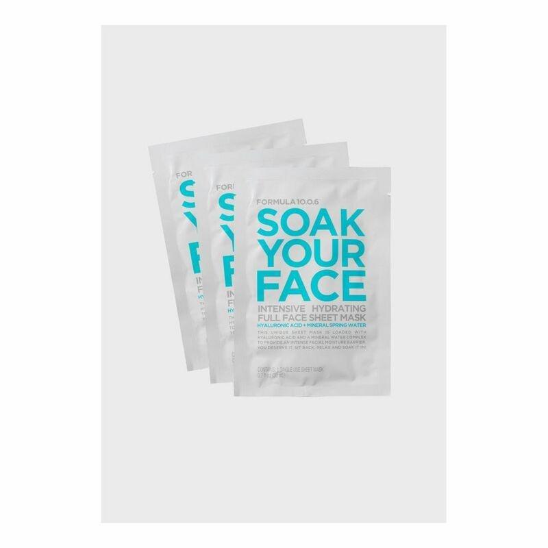 Formula 10.0.24 Soak Your Face Intensive Hydrating Fullhyaluronic Acid + Mineral Spring Water 3Pk, , large image number 2
