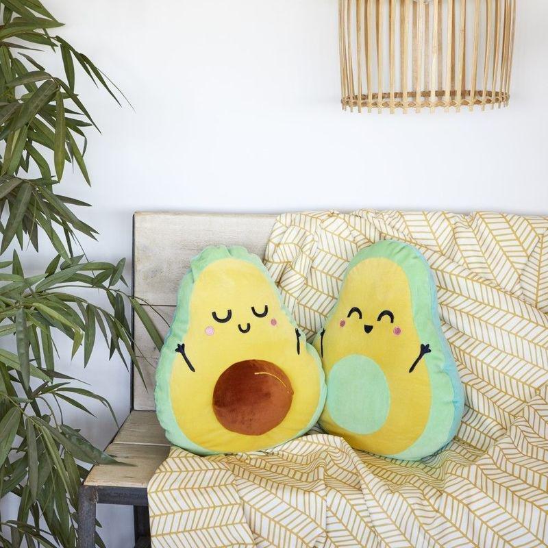 Balvi Mr.Wonderful Avocado Pip Polyester Cushion, , large image number 1