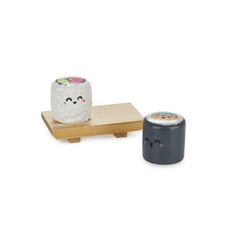 Balvi Mr.Wonderful Sushi Ceramic Salt & Pepper Set, , large image number 2