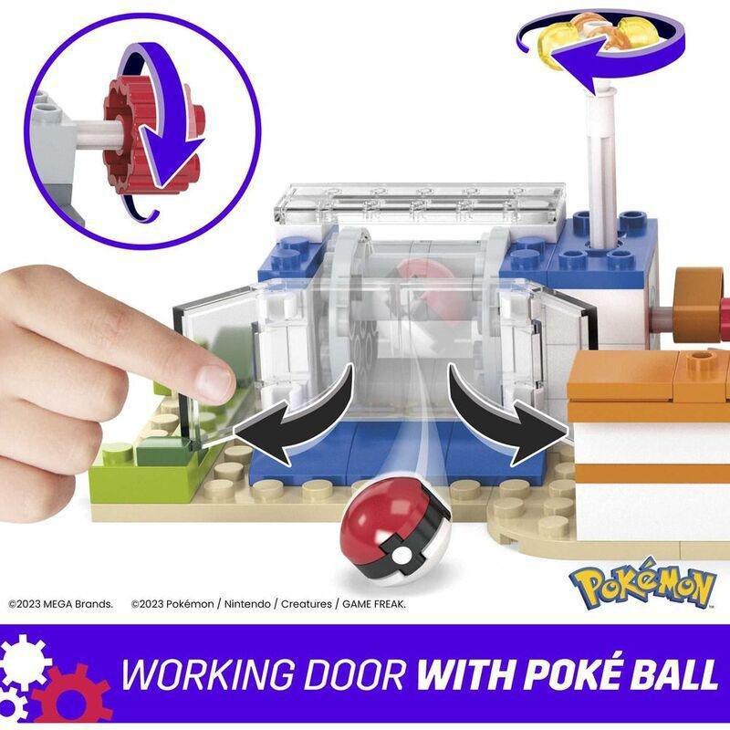 Mega Construx Pokemon Forest Pokemon Center Building Set HNT93, , large image number 3