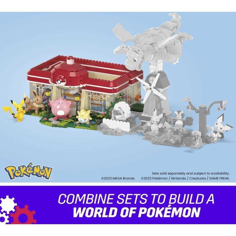 Mega Construx Pokemon Forest Pokemon Center Building Set HNT93, , large image number 4
