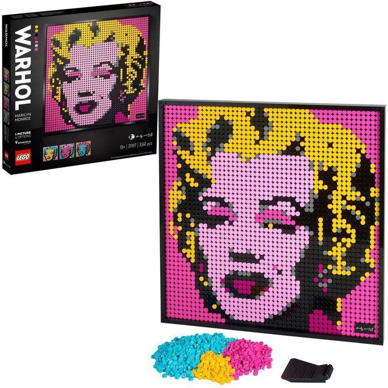 LEGO ART Andy Warhol's Marilyn Monroe 31197, , large image number 0