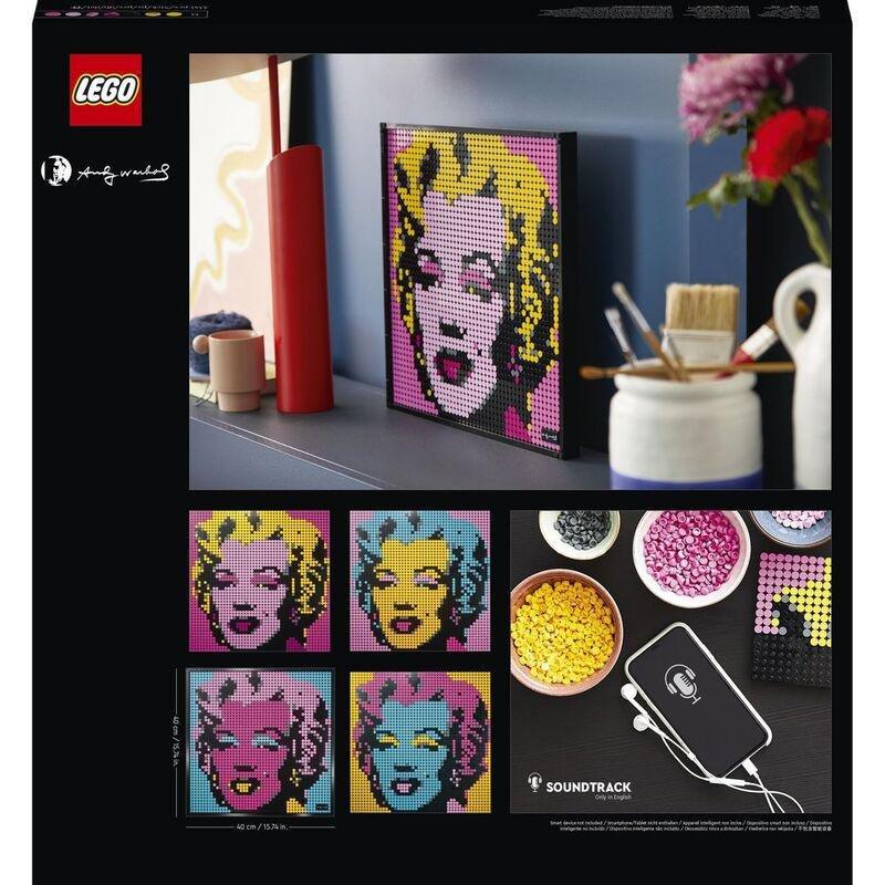 LEGO ART Andy Warhol's Marilyn Monroe 31197, , large image number 2