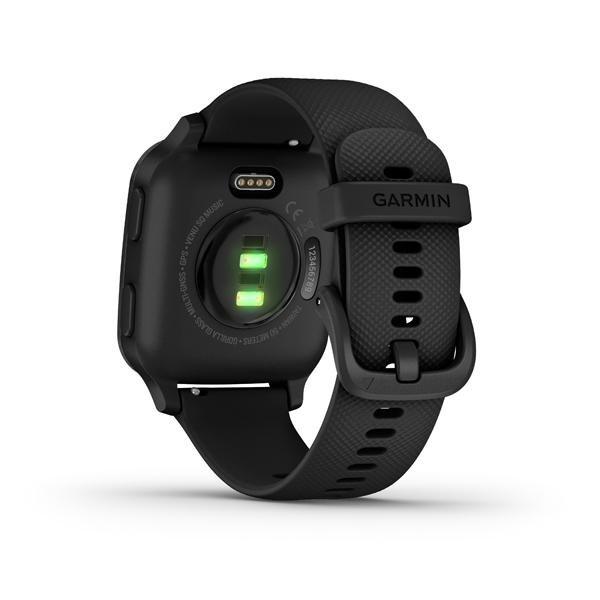 Garmin Venu SQ Music Edition Smartwatch Slate Aluminium Bezel with Black Case and Silicone Band, , large image number 5