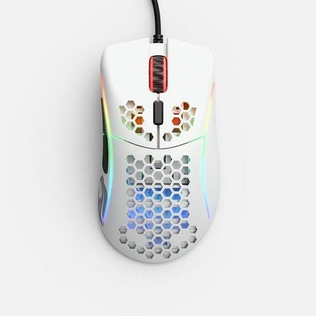 GLORIOUS PC GAMING RACE - Glorious Gaming Model D Minus Glossy White Gaming Mouse