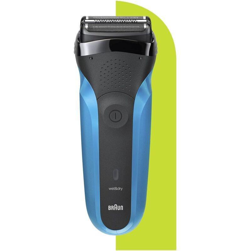 Braun Series 3 310BT Wet and Dry Shaver Black/Blue, , medium