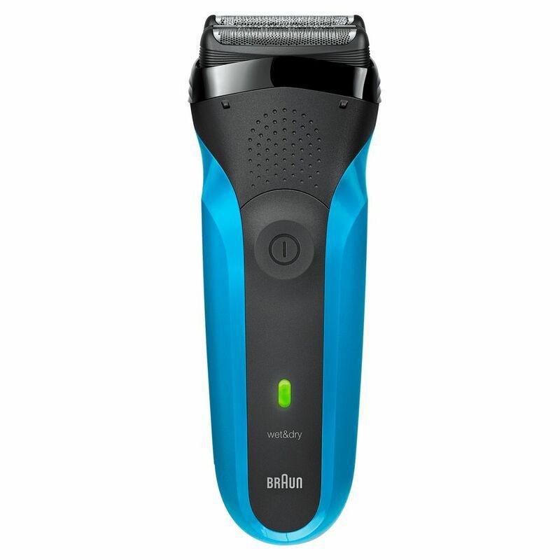 Braun 310S Series 3 Rechargeable Wet & Dry Electric Shaver Blue, , large image number 0