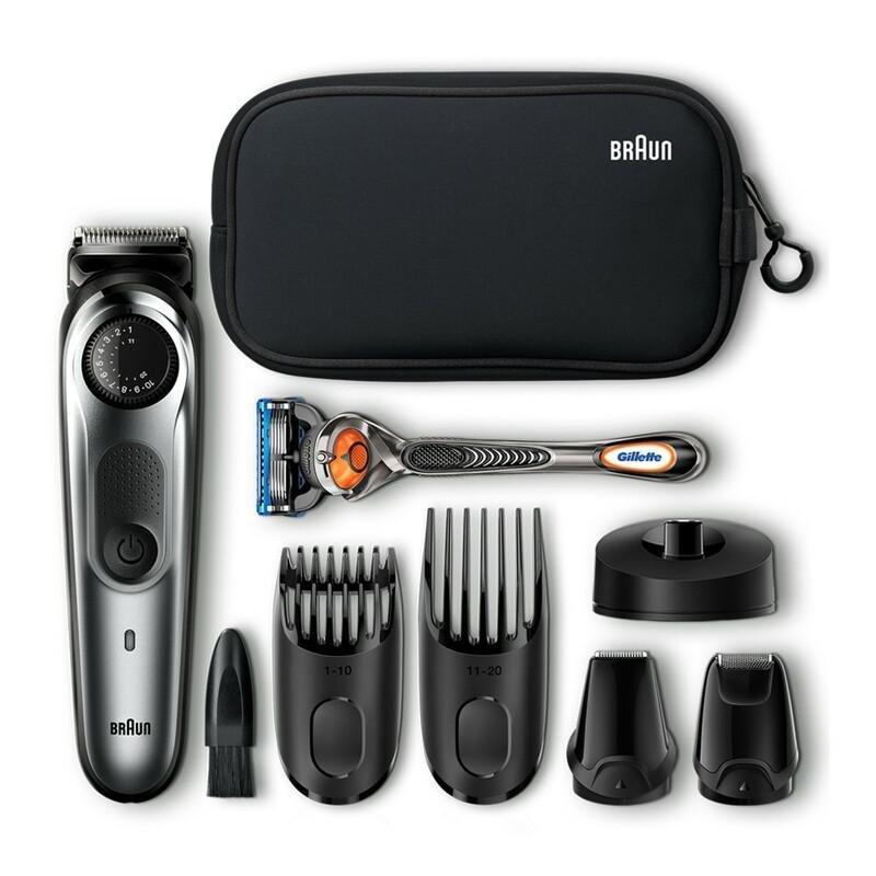 Braun BT7940 Rechargeable Beard Trimmer & Hair Trimmer + Toiletry Set, , large image number 0
