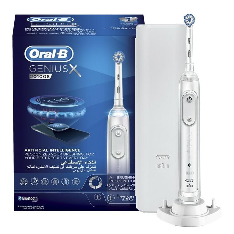 Oral-B Geniusx 20100S White Electric Toothbrush, , large image number 2