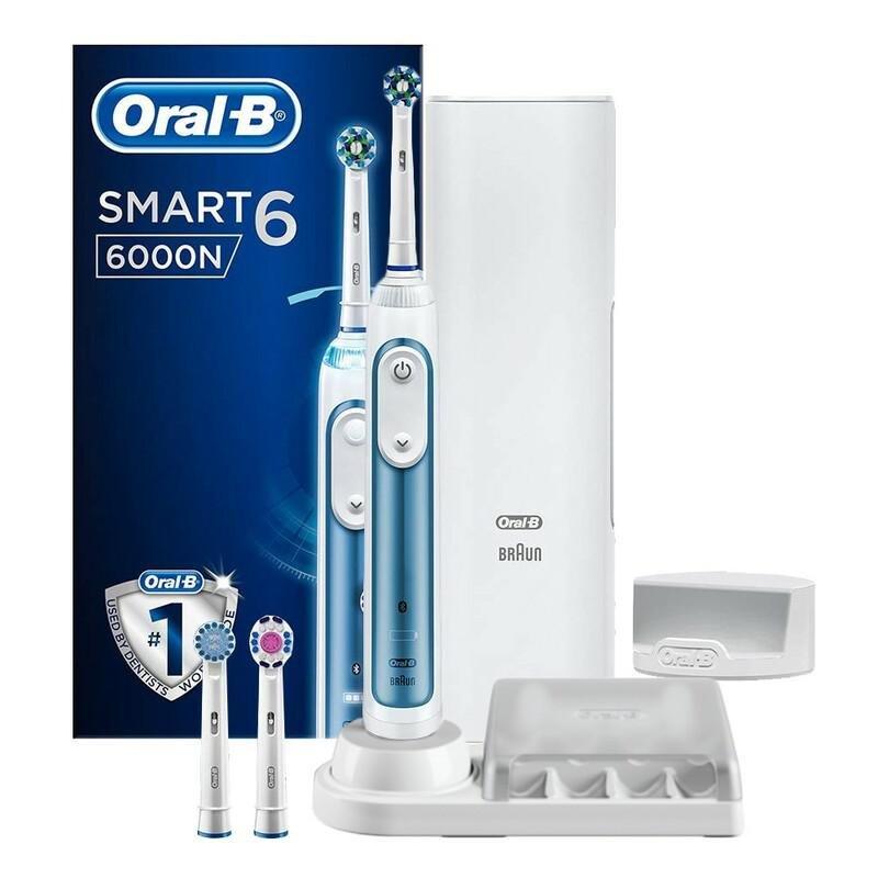 Oral-B Smart 6 6000N Rechargeable ToothBrush With Bluetooth Connectivity & Travel Case, , large image number 2