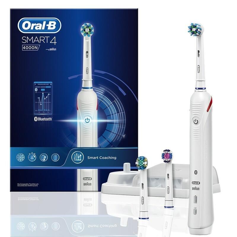 Oral-B Smart 4 4000N Rechargeable ToothBrush With Bluetooth Connectivity, , large image number 0