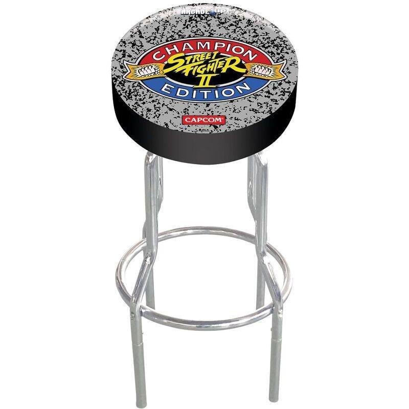 ARCADE 1UP - Arcade1Up Street Fighter II Adjustable Stool (21.5 - 29.5-inch)