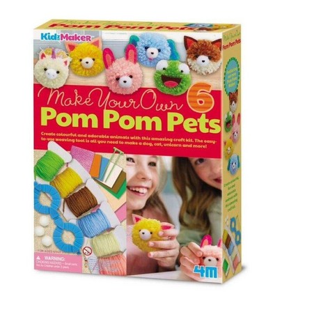 4M INDUSTRIAL LTD - 4M Make Your Own Pom Pom Pets
