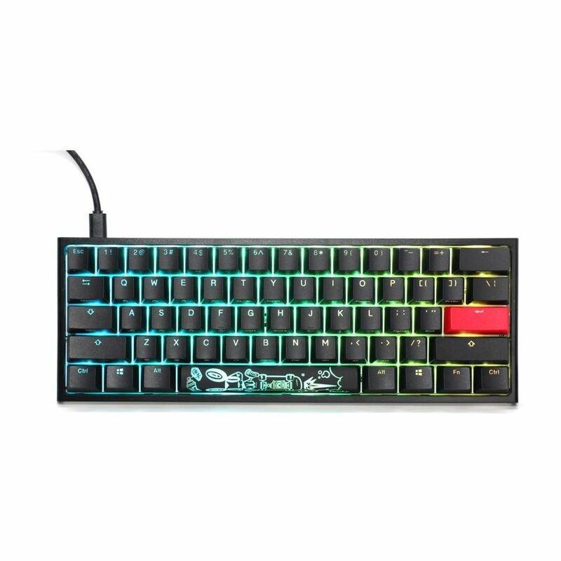 Ducky One 2 Mini V2 RGB Mechanical Gaming Keyboard - Black (Cherry MX Brown Switch), , large image number 0