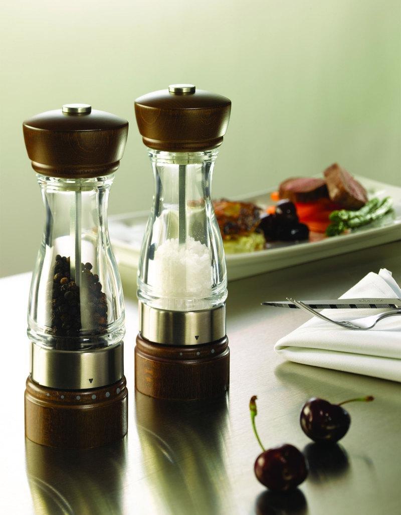 Cole & Mason Keswick Pepper Mill Walnut/Acrylic (18 cm), , large image number 1