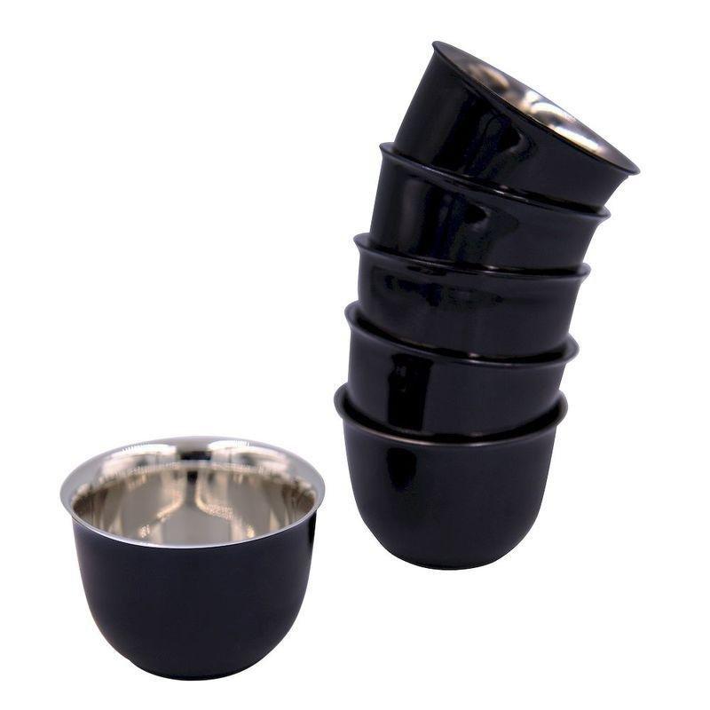 Rovatti Pola Arabica Stainless Steel Cup Black Set of 680ml, , large image number 1