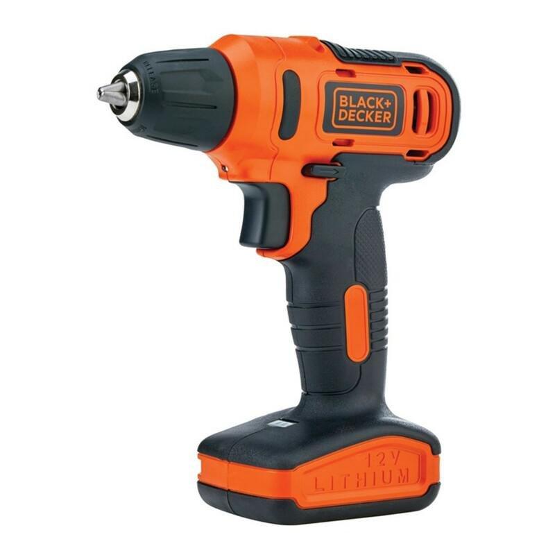 Black and decker cordless drill 12v battery hotsell