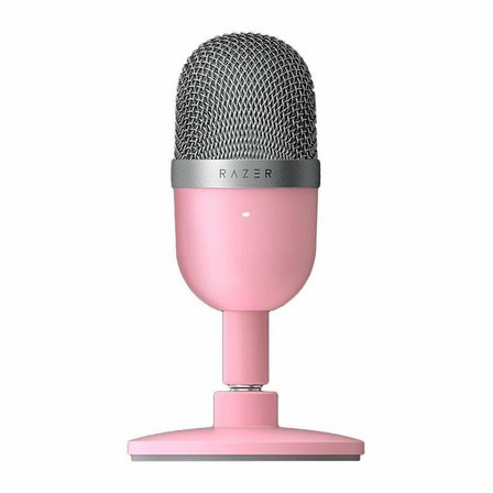 RAZER - Razer Seiren Mini Ultra-Compact Streaming Microphone - Quartz Pink