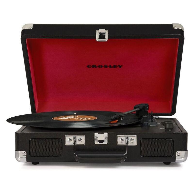 Crosley Cruiser Deluxe Portable Turntable with Built-in Speakers - Black, , large image number 0