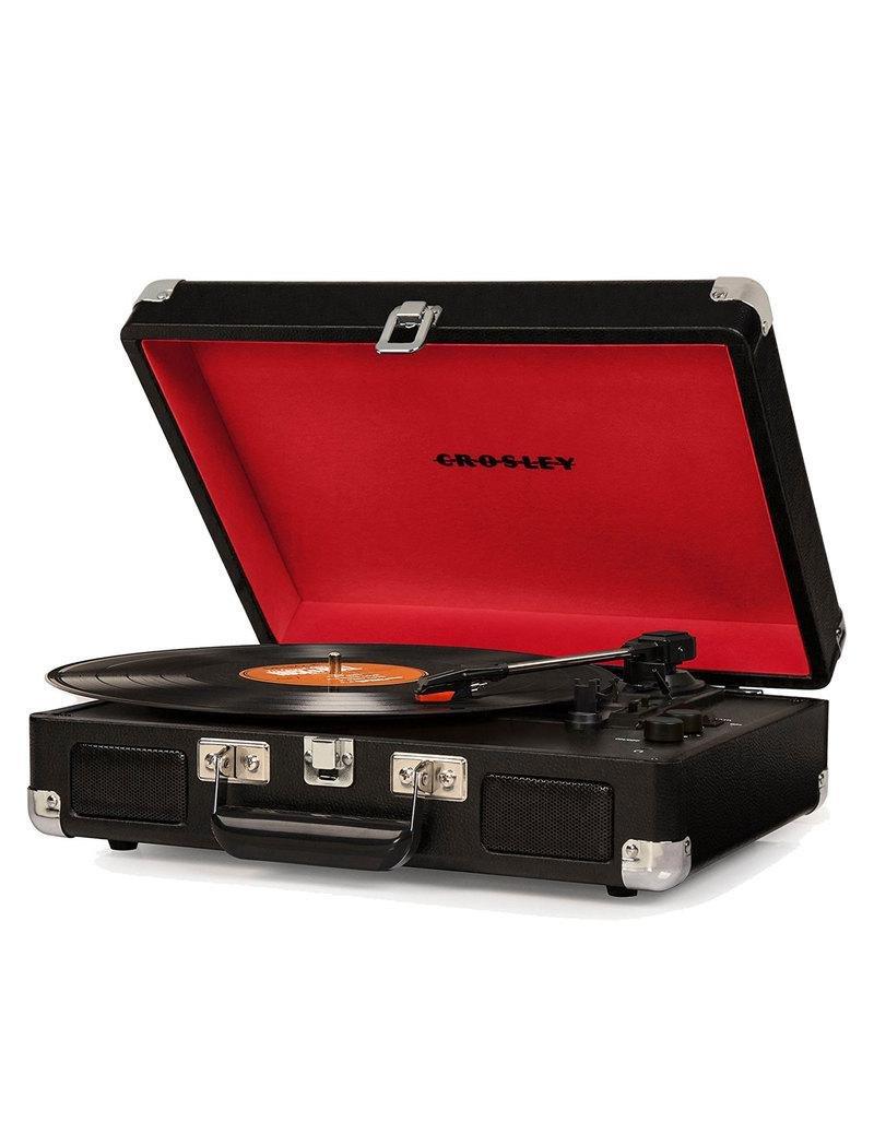 Crosley Cruiser Deluxe Portable Turntable with Built-in Speakers - Black, , large image number 2