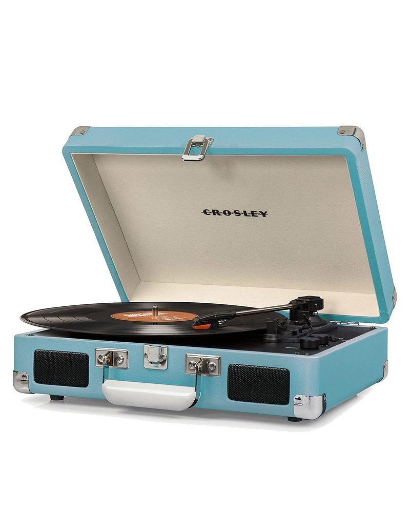 Crosley Cruiser Deluxe Portable Turntable with Built-in Speakers - Turquoise, , large image number 1