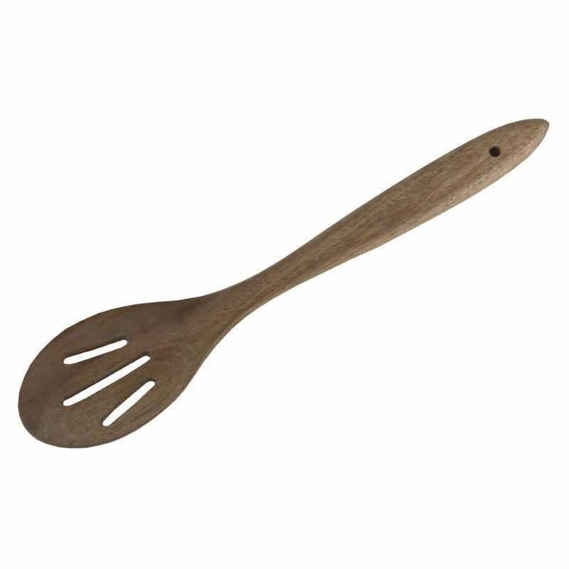 Jamie Oliver Acacia Wood Slotted Spoon, , large image number 0