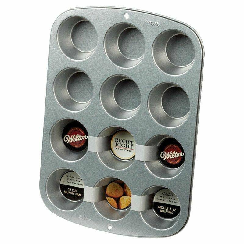 Wilton Recipe Right Muffin Pans Cups (Set of 12), , large image number 0