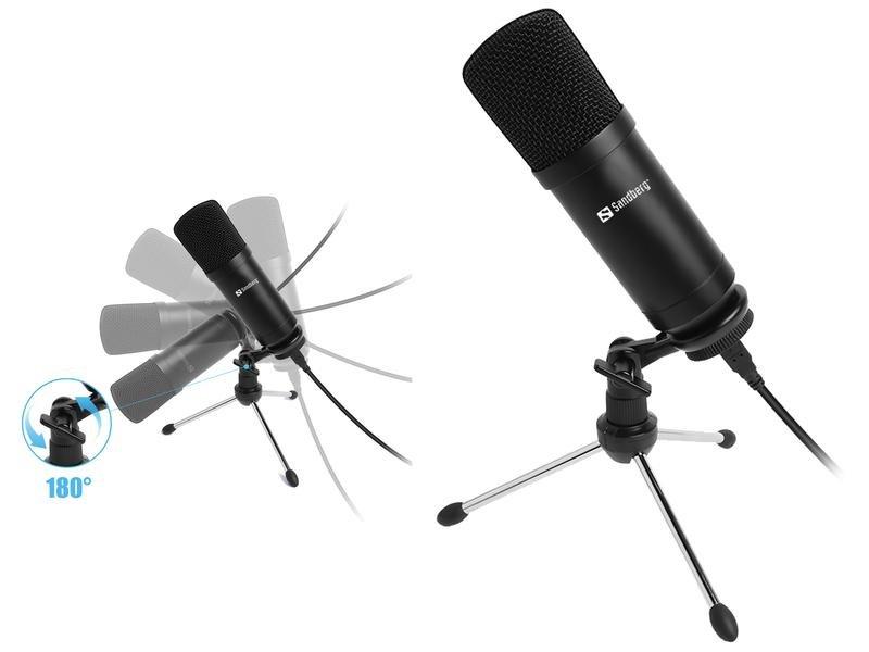 Sandberg Streamer USB Desk Microphone, , large image number 0