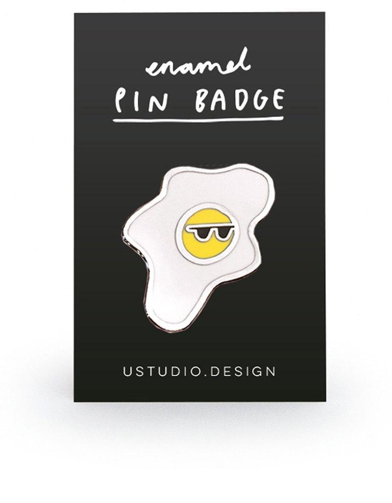 Ustudio Pin Badge Cool Egg, , large image number 0