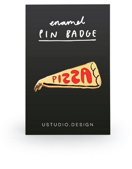 USTUDIO DESIGN LTD - Ustudio Pin Badge Pizza Slice