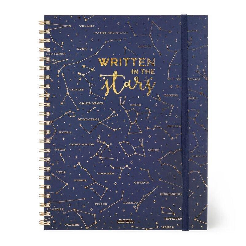 Legami 3-in-1 Spiral Notebook- Maxi Trio Spiral Notebook - Stars, , medium