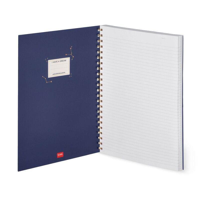 Legami 3-in-1 Spiral Notebook- Maxi Trio Spiral Notebook - Stars, , large image number 1