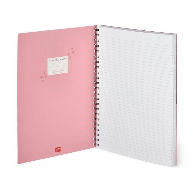 Legami 3-in-1 Spiral Notebook- Maxi Trio Spiral Notebook - Kitty, , large image number 1