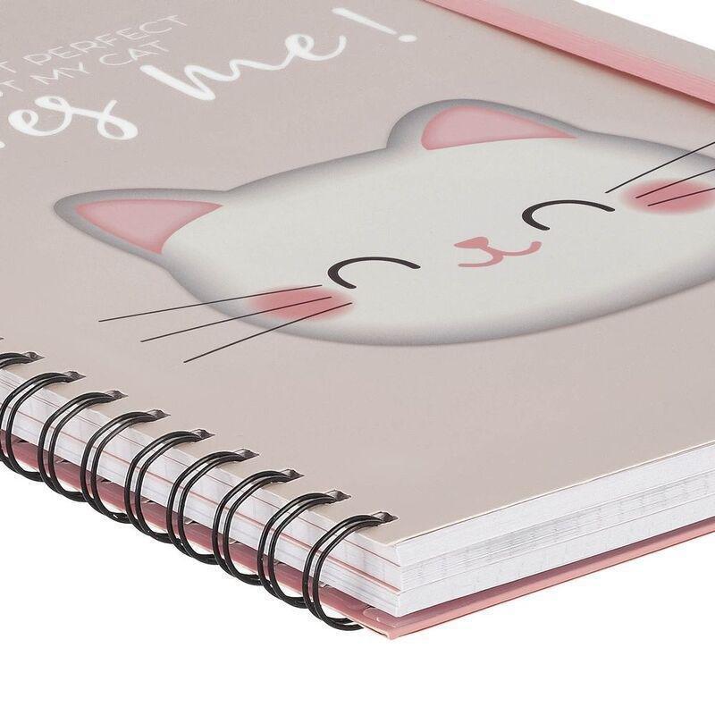 Legami 3-in-1 Spiral Notebook- Maxi Trio Spiral Notebook - Kitty, , large image number 3