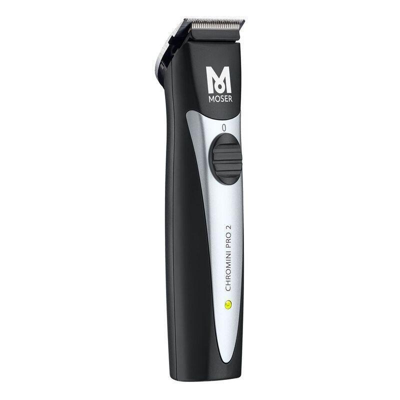 Moser ChroMini Pro 2 Professional Ultra-Close Trimmer - Black/Silver, , large image number 1